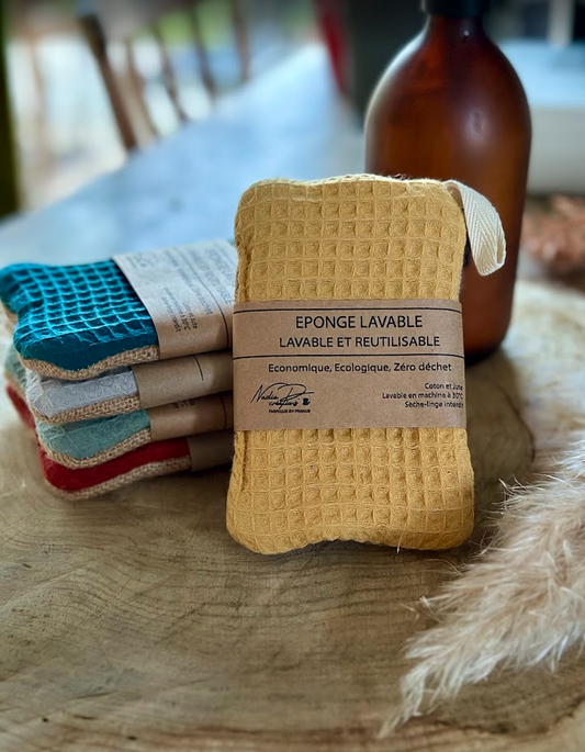 Éponge lavable - Coloris Bleu