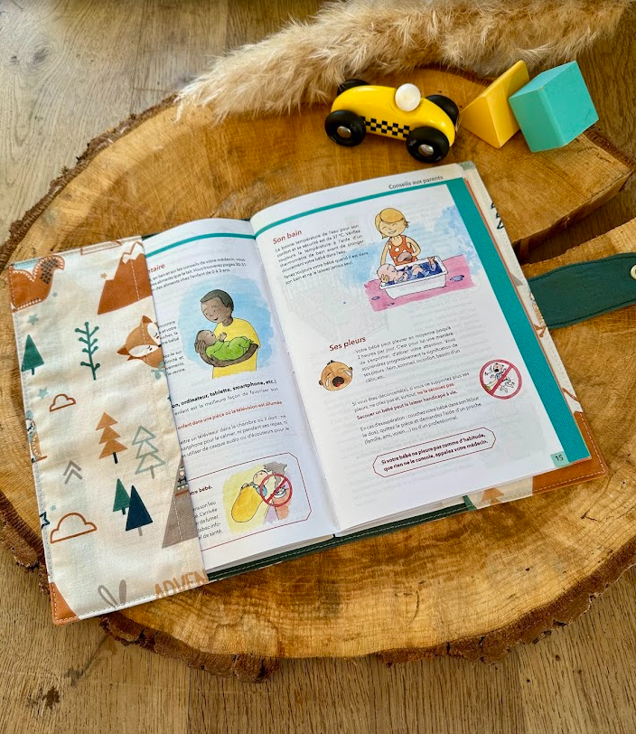 Carnet de santé personnalisable - Coloris Forêt