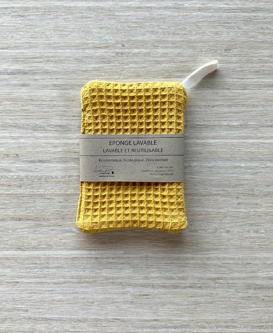Éponge lavable - Coloris Moutarde