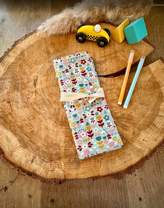 Cahier de coloriage lavable - Coloris Fleur