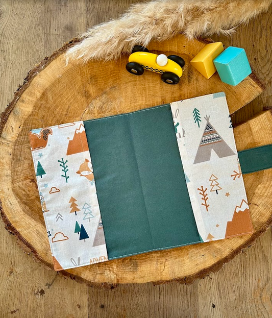 Carnet de santé personnalisable - Coloris Forêt