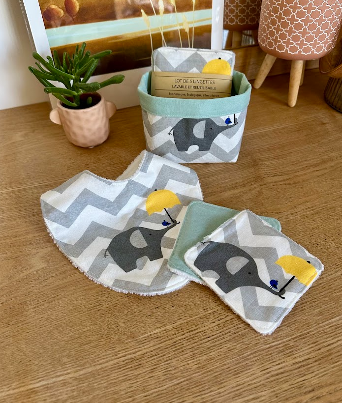 Coffret naissance - Coloris Eléphant jaune