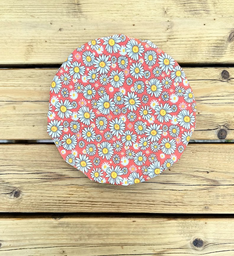 Charlotte couvre-plat - Coloris Pâquerette orange