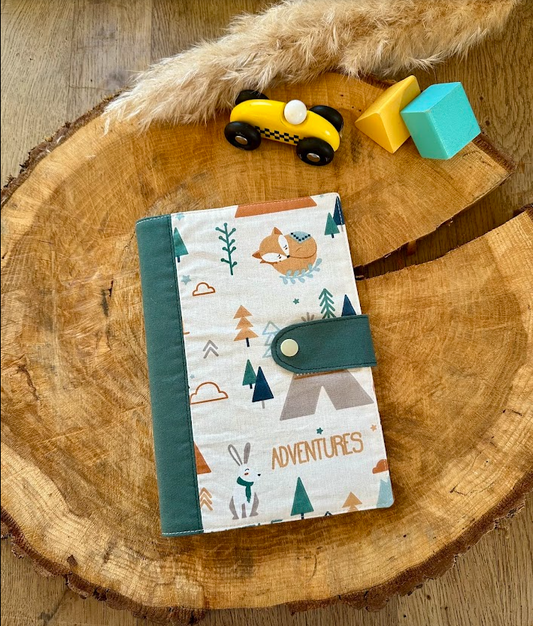 Carnet de santé personnalisable - Coloris Forêt