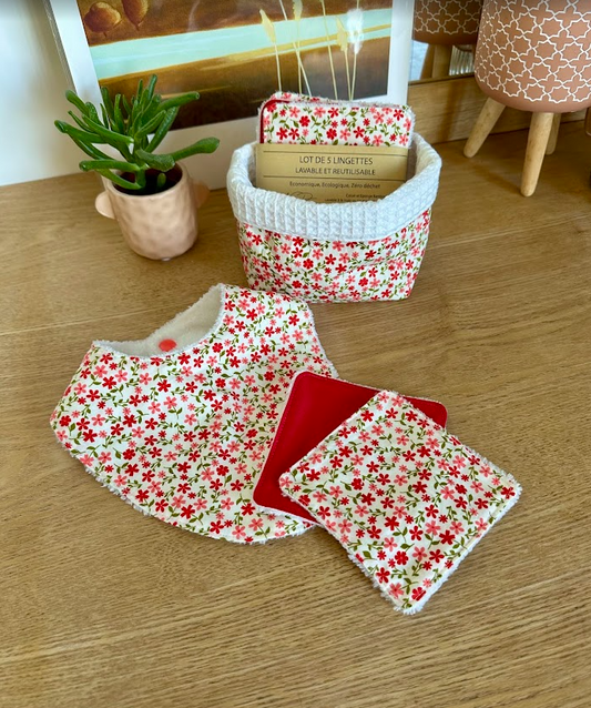 Coffret naissance - Coloris Liberty rose