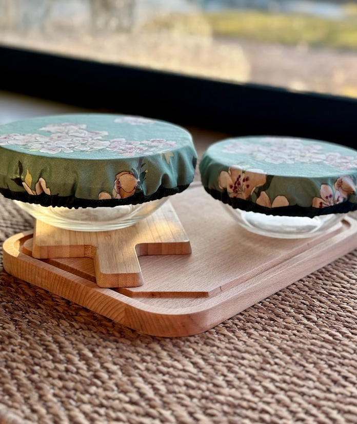 Charlotte couvre-plat - Coloris Fleur de cerisier